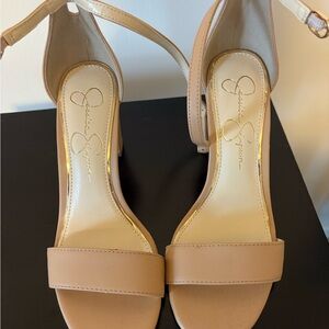 Jessica Simpson Nude Heeled Sandals